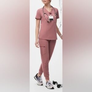 Figs Pink Track Pants for Healthcare Professionals -Size XS
